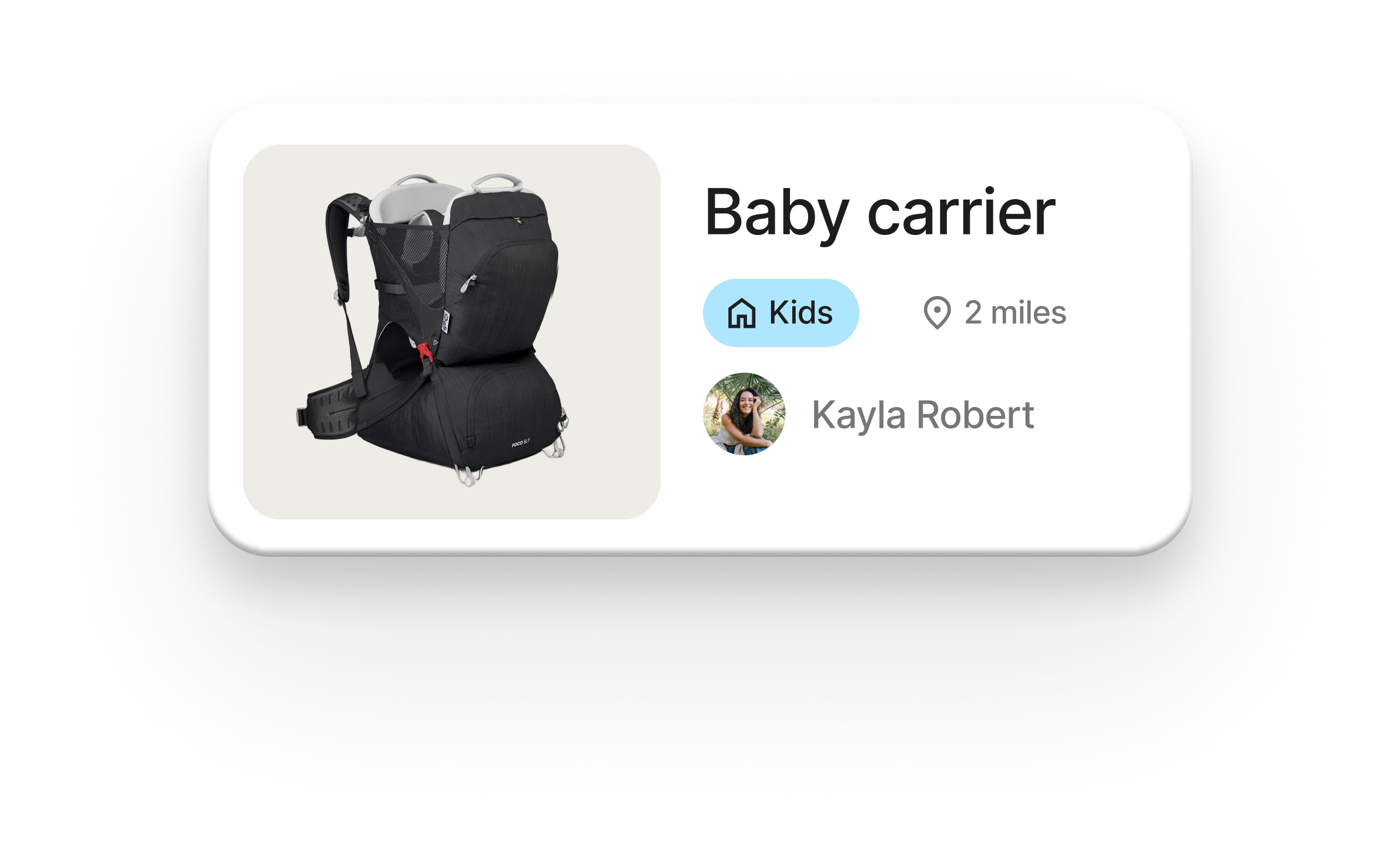 baby carrier
